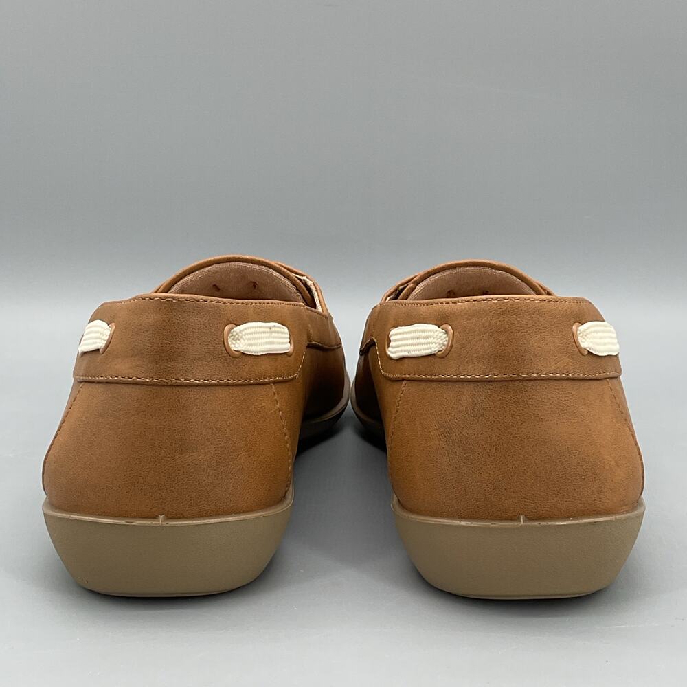 NEW Lifestride Women’s Nellie Boat Shoes Tan Size 9W - Picture 4 of 10